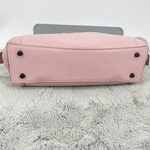 Coach Dalton 31 Leather Shoulder Bag Aurora Pink - Picture 10 of 15